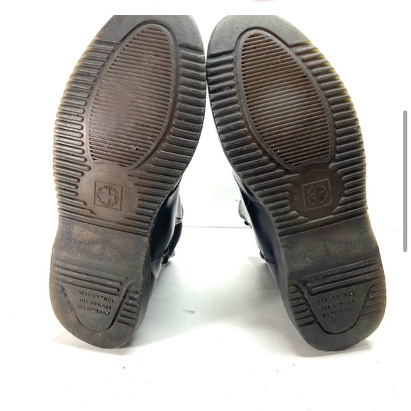 dr martens flora black leather chelsea boots size 7 - Picture 5 of 5